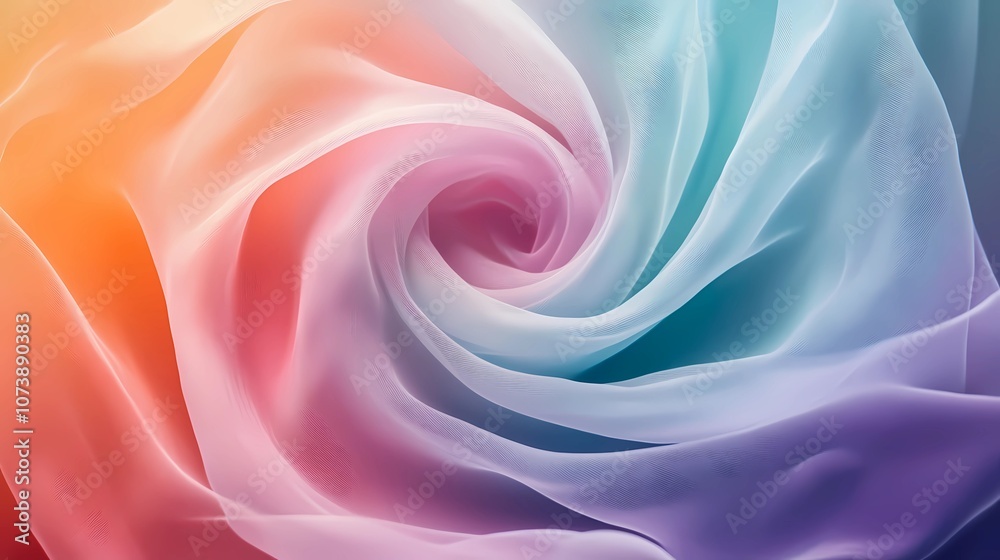 Abstract spirals in soft colors Abstract spirals in soft colors
