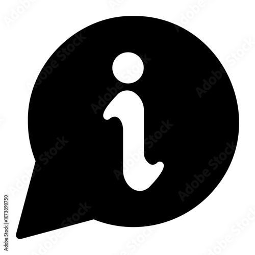 information glyph icon