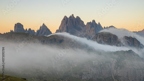 fog in the mountains