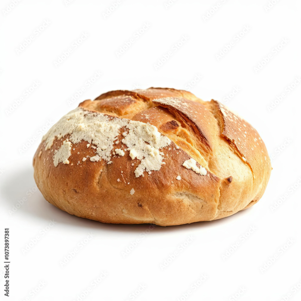 loaf of bread isolated on a white background loaf of bread isolated on a white background