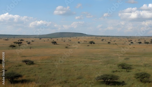 Expansive Savannas of Kiang West National Park with Open Grasslands