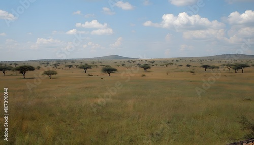 Expansive Savannas of Kiang West National Park with Open Grasslands photo