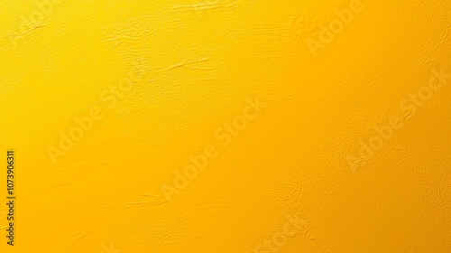 Bright yellow textured paint background photo