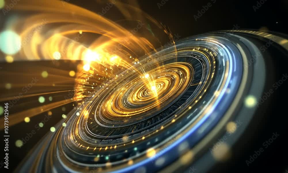 Abstract Golden Spiral - Digital Art Abstract Golden Spiral - Digital Art