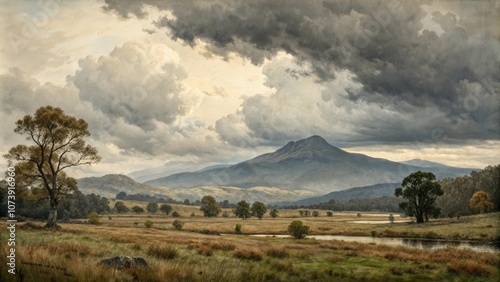 panorama of the mountains