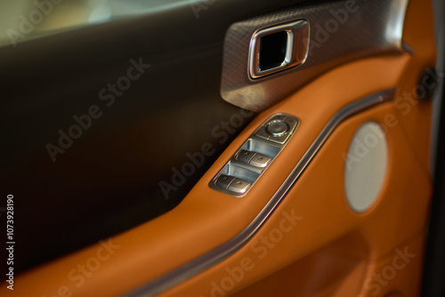 Modern Car Door Control Panel with Window Switches for convenience and functionality photo