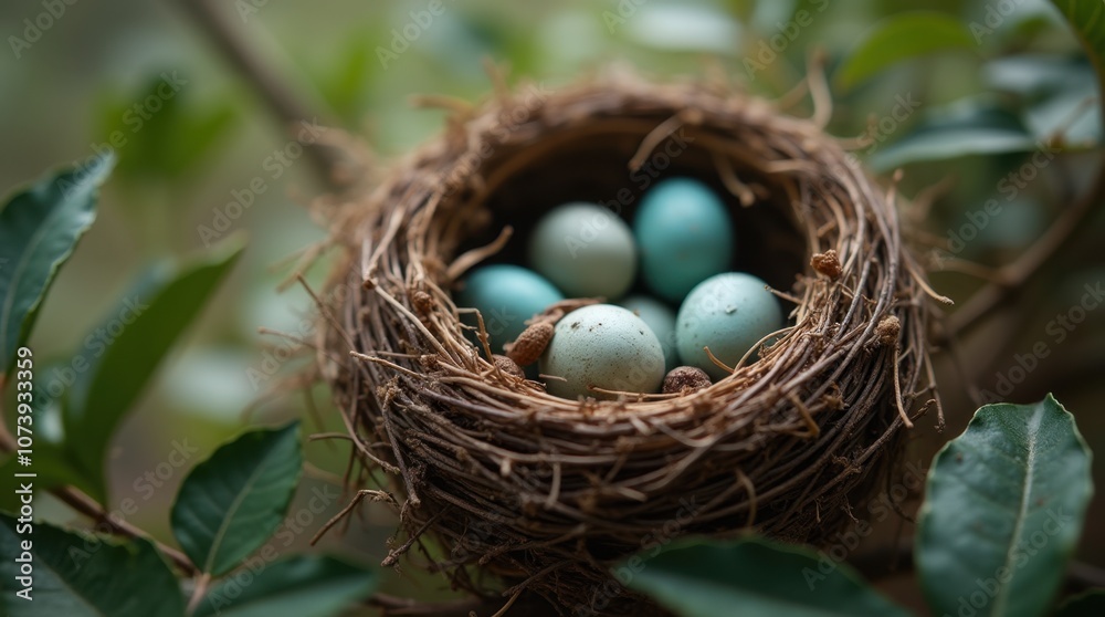 Abandoned Bird's Nest - Symbol of Nature's Emptiness