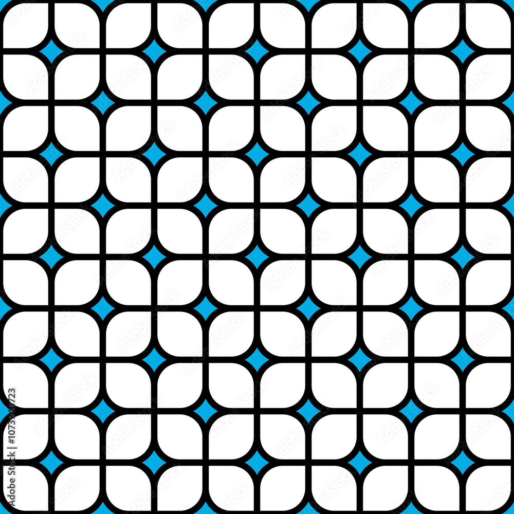 Naklejka premium Seamless geometric pattern. Background girih illustration. Seamless girih pattern. Traditional Islamic Design. Mosque decoration element. Morocco seamless pattern.