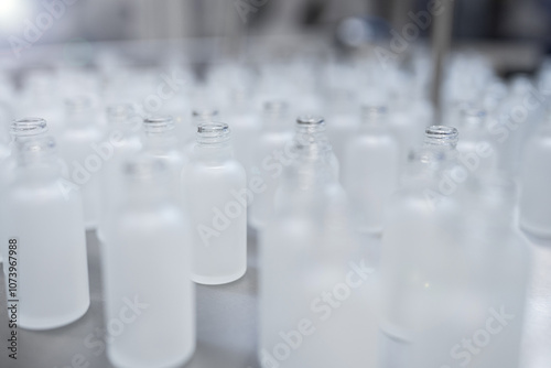 Obraz na płótnie glass ampoules - and antibiotic - vaccine - pharmaceutical industry w salonie