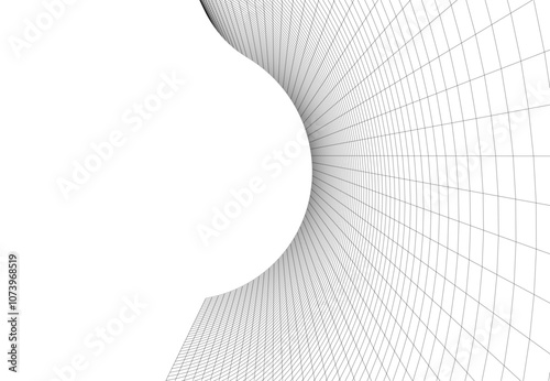 abstract architecture building