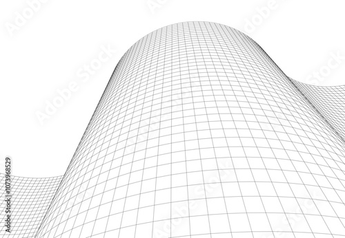abstract architecture building