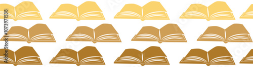 Horizontal border, set Magic and heavens seamless pattern, with magical elements Symbols of witchcraft theme