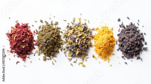 Assortment of Dried Herbal Teas