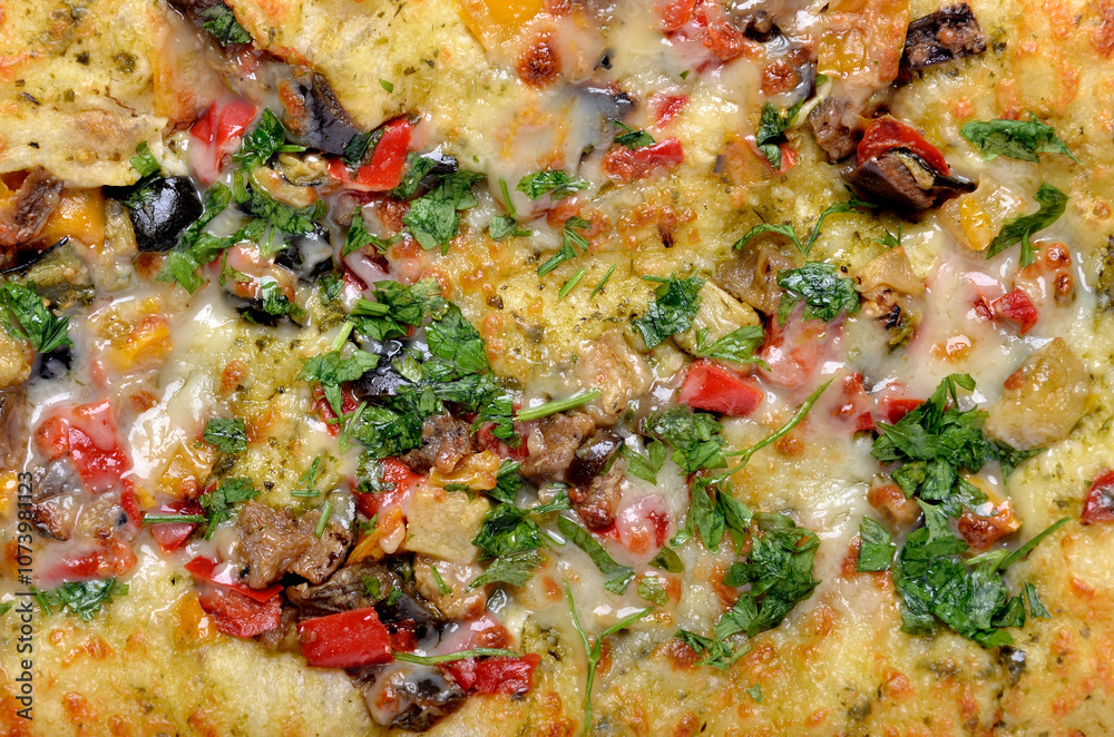 Focaccia Full frame Background close up Focaccia Full frame Background close up
