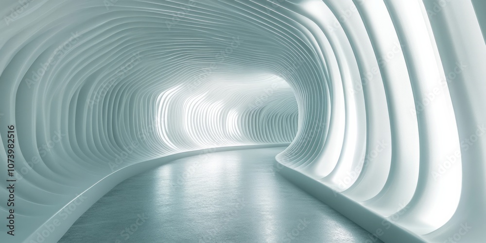 Obraz premium white abstract room wallpaper