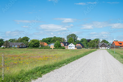 Town of Voersaa in Northern Denmark photo