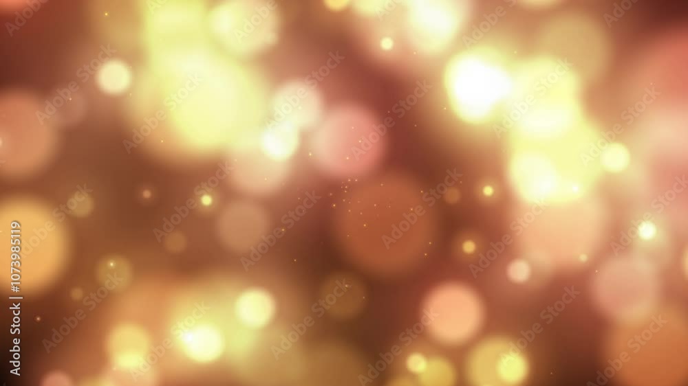 Animated background with shining particles Animated background with shining particles