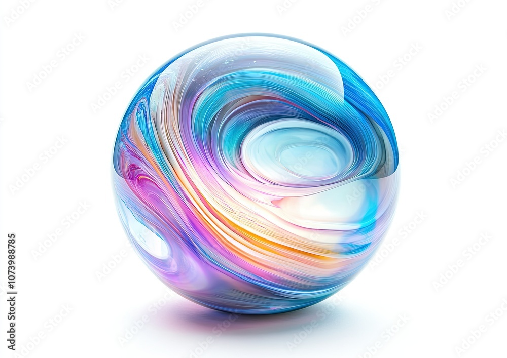 Abstract glass background with twisted, shiny, transparent shapes and soft light reflections Abstract glass background with twisted, shiny, transparent shapes and soft light reflections