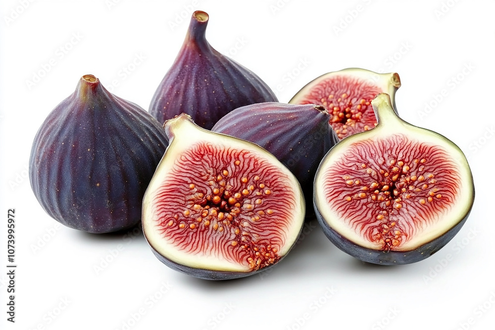 fresh figs isolated on white background fresh figs isolated on white background