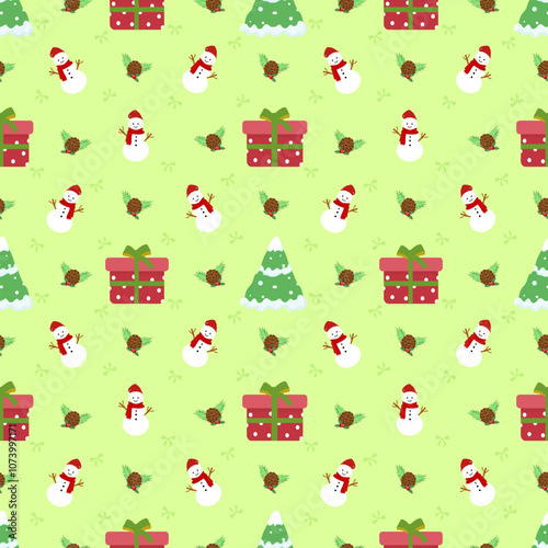 Christmas Pattern - Vector illustrator digital file download for print, printable, wallpaper, background, rug, book cover, gift wrapper and many projects.