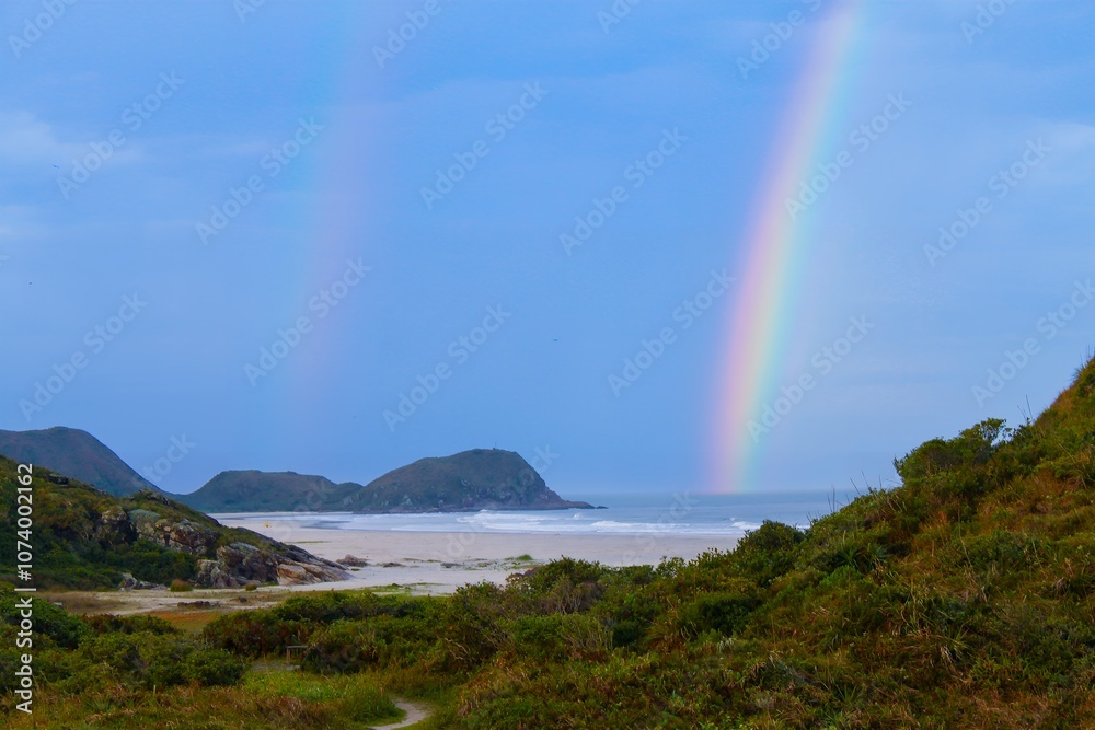 rainbow over the ocean rainbow over the ocean