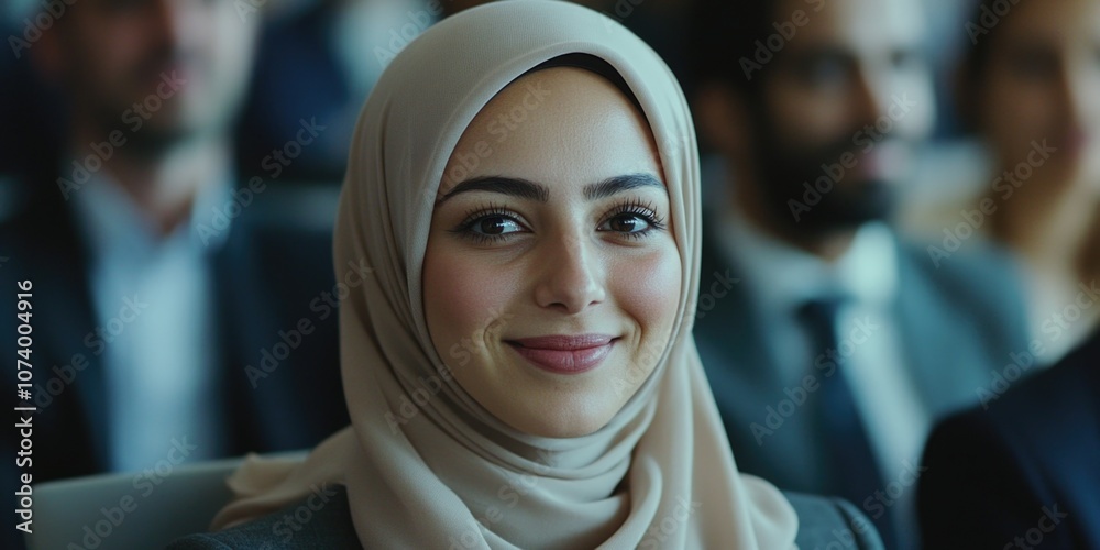 Confident Muslim Woman with Hijab Confident Muslim Woman with Hijab