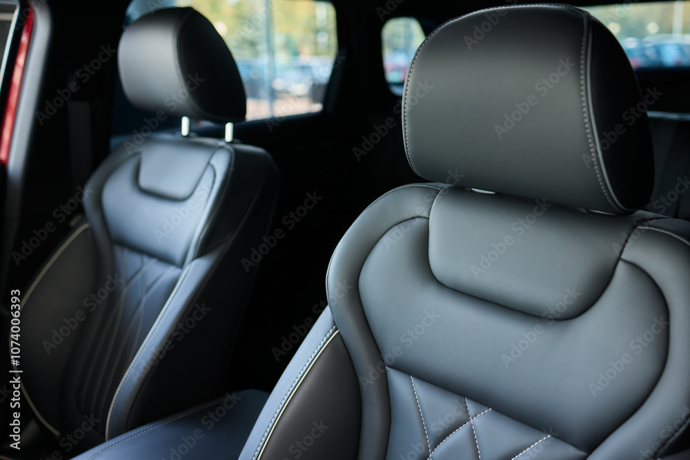 Discover the Stylish Car Interior with Premium Leather Seats for elegance and comfort