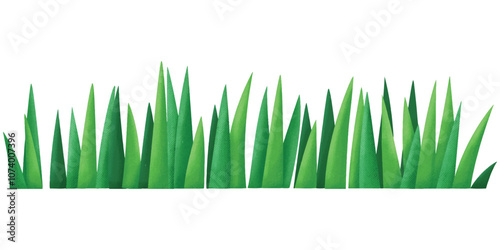 Grass background border green