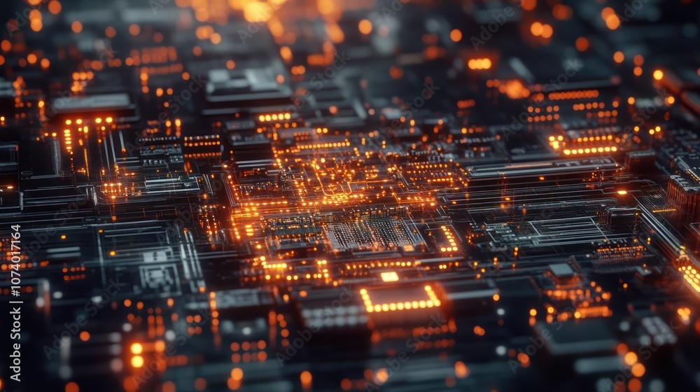 Abstract Circuit Board Abstract Circuit Board