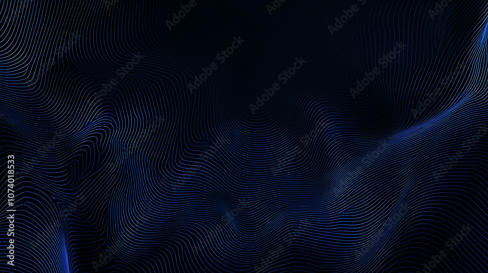 Big data visualization concept with abstract glowing lines on dark background for business technology and social media Big data visualization concept with abstract glowing lines on dark background for business technology and social media