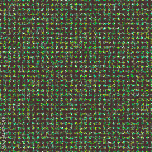 Geometric shapes composition. Rounded squares in multiple colors. Earthy green, subdued gray, and deep forest. Fabulous vector illustration.