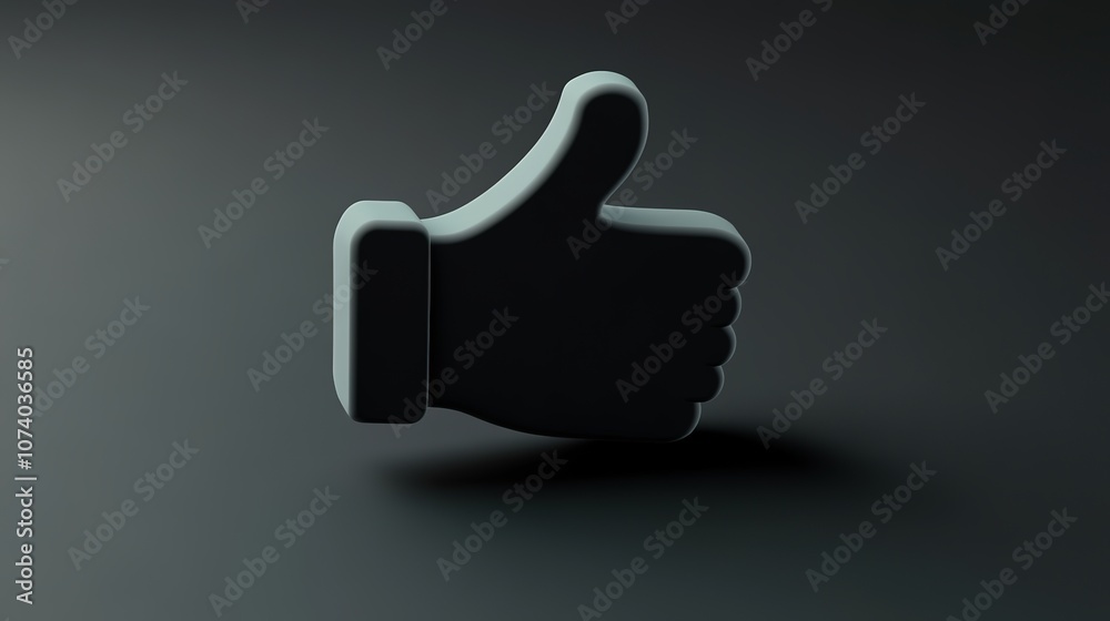 A 3D thumbs-down icon with a smooth, matte finish, slightly angled to the right, and featuring a soft shadow for added depth and realism. A 3D thumbs-down icon with a smooth, matte finish, slightly angled to the right, and featuring a soft shadow for added depth and realism.