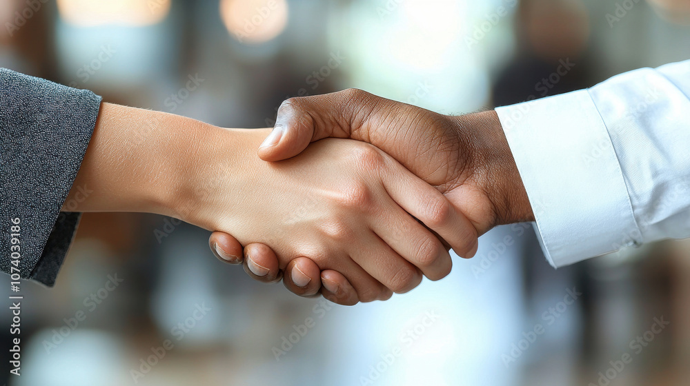 handshake between two people symbolizing agreement and partnership handshake between two people symbolizing agreement and partnership