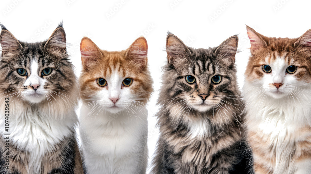 Curious Cats Gathered Observing Their Surroundings Generative AI Curious Cats Gathered Observing Their Surroundings Generative AI