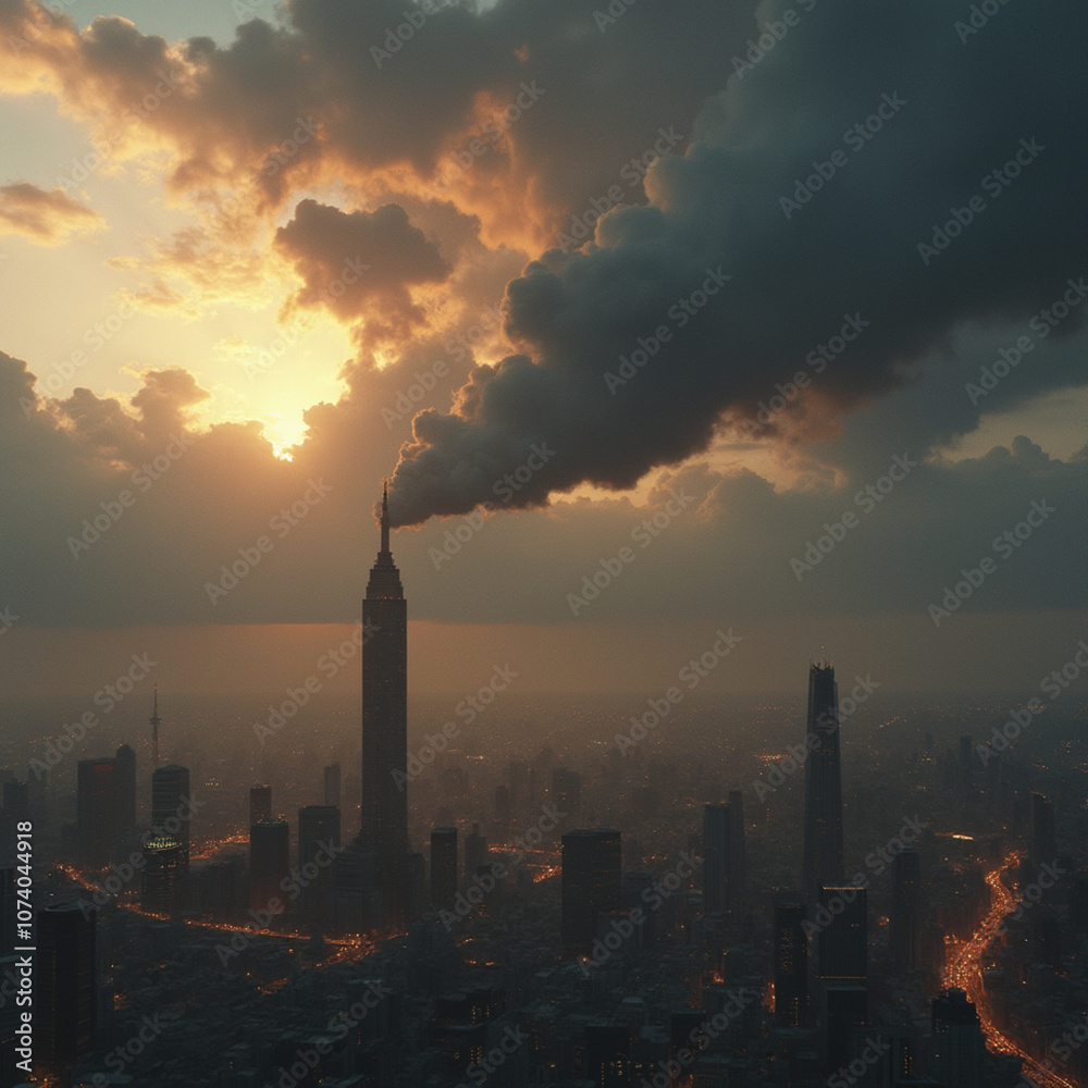 A beautiful urban image of a smart city. A beautiful urban image of a smart city.