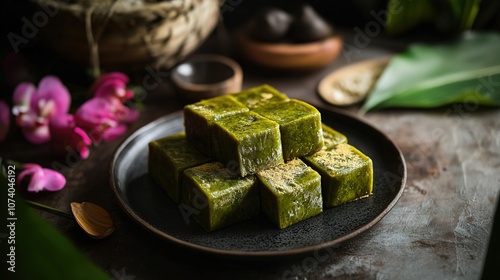 A traditional Malay Kelantan kuih called 