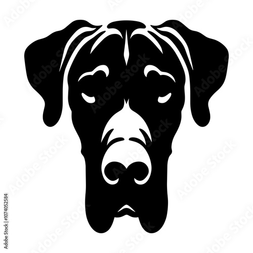 Great Dane Dog Face