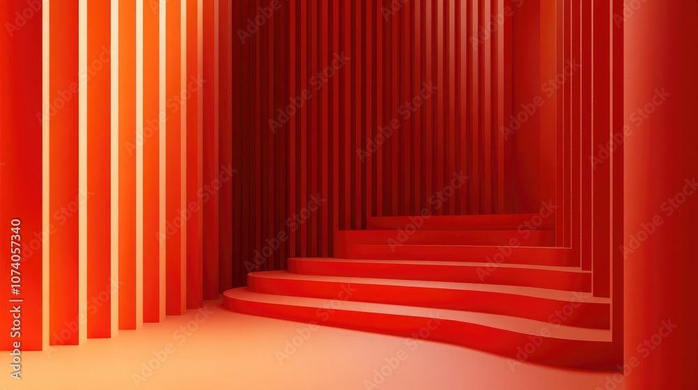 Abstract 3D background featuring depth and realism ideal for product display 3D rendering Abstract 3D background featuring depth and realism ideal for product display 3D rendering