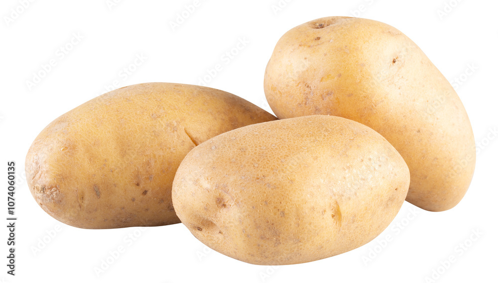 fresh potatoes cut out isolated transparent background fresh potatoes cut out isolated transparent background