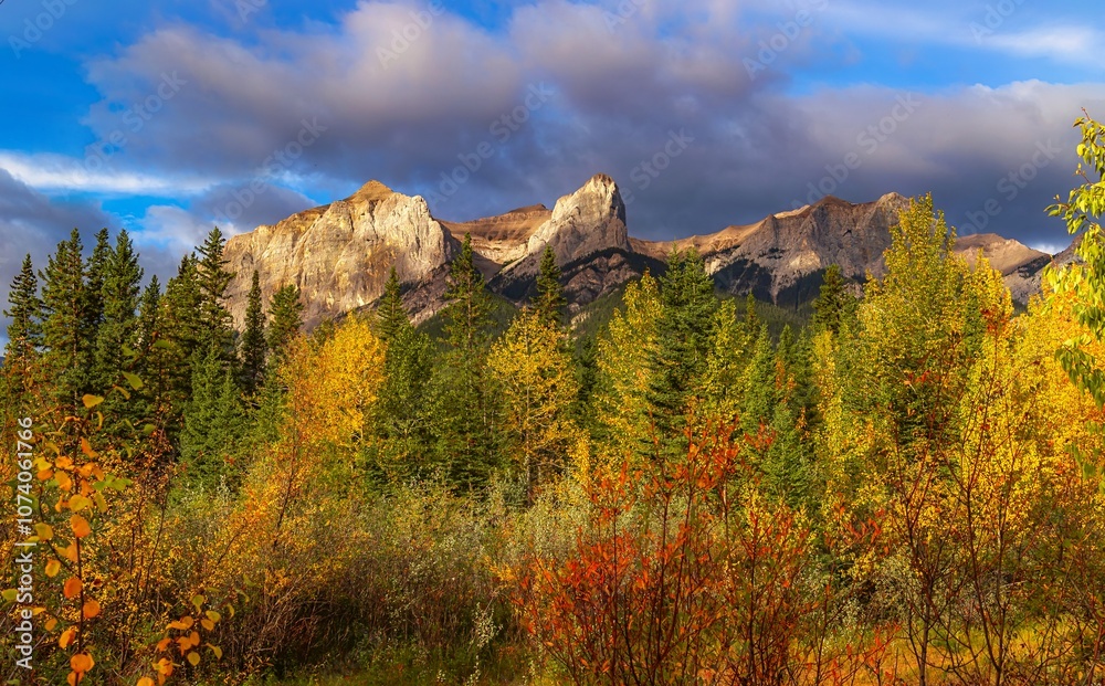 Lush Autumn Landscape In The Mountains Lush Autumn Landscape In The Mountains