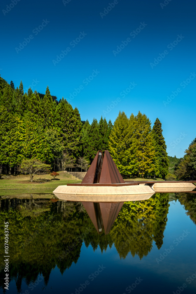 Murou Art Park , sculpture park on an enormous scale deep in the heart of Nara Perfecture Japan