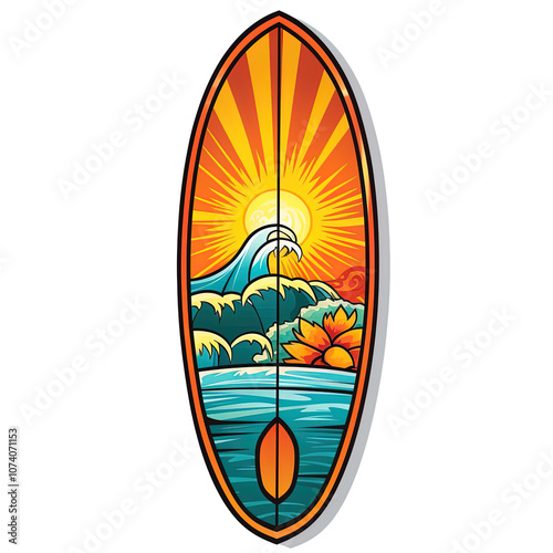 surfboard art photo