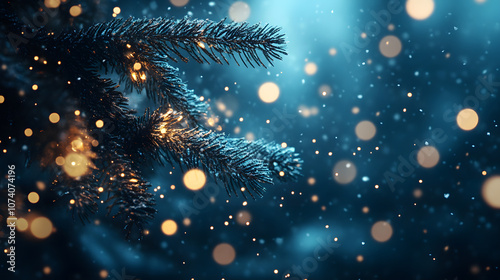 A Festive Holiday Glow: A Canvas of Christmas Cheer in 16:9