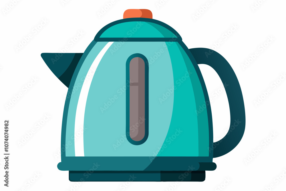 Electric kettle on a white background vector illustration Electric kettle on a white background vector illustration