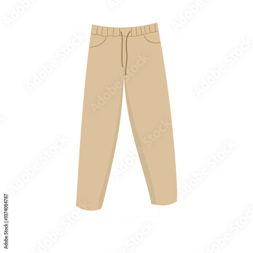 Trousers for Sport Outfit Illustration