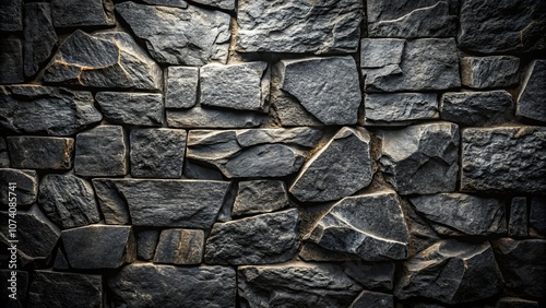 A Wall of Irregularly Shaped Stones, Each With Its Own Unique Texture, Creates A Strikingly Rustic and Textured Background