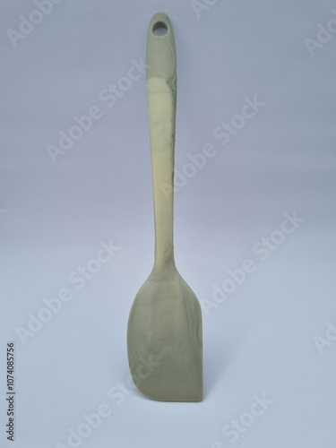 silicone spatula isolated white background