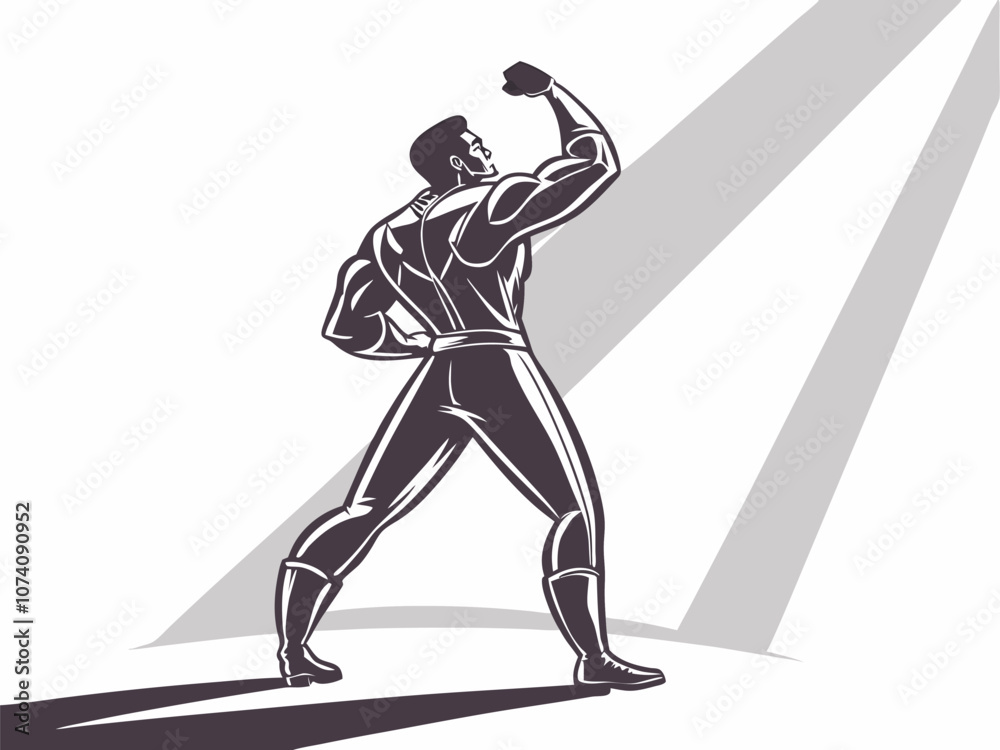Obraz premium muscle man