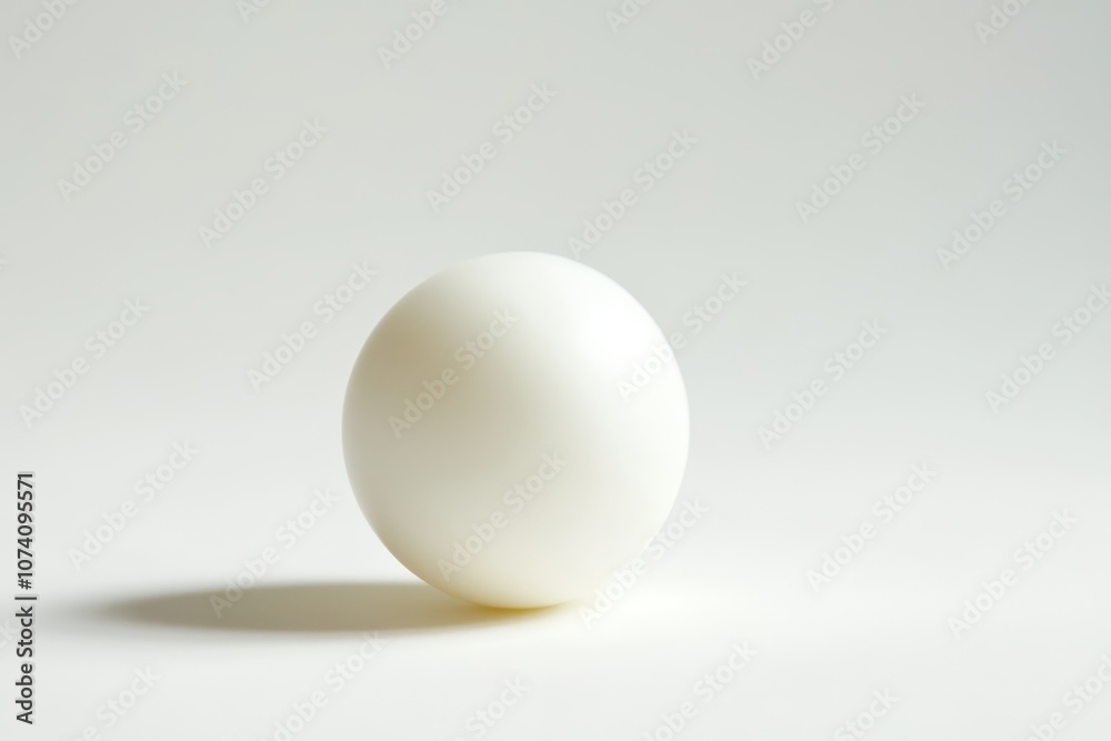 Close up of a ping pong ball on a white backdrop Close up of a ping pong ball on a white backdrop