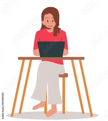 person working on laptop